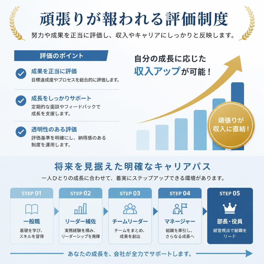 キャリアアップをサポートする環境